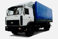 Lorry MAZ-53363-024: dimensions, tonnage and other parameters