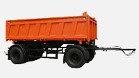 Dump trailer MAZ-856100: dimensions, tonnage and other parameters