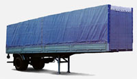 Semi trailer 55m3 MAZ-938020: dimensions, tonnage and other parameters
