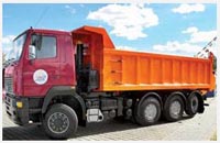 Dump truck MAZ-MAN-751268: dimensions, tonnage and other parameters