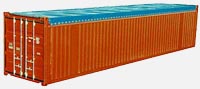 Container 40ft OpenTop: dimensions, tonnage and other parameters