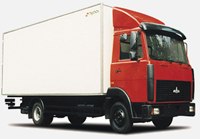 Lorry MAZ-437040-061: dimensions, tonnage and other parameters