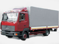 Lorry MAZ-437143-332: dimensions, tonnage and other parameters
