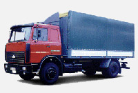 Lorry MAZ-533603-221: dimensions, tonnage and other parameters
