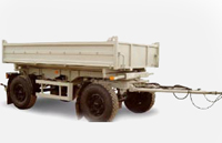 Dump trailer MAZ-857100-020: dimensions, tonnage and other parameters